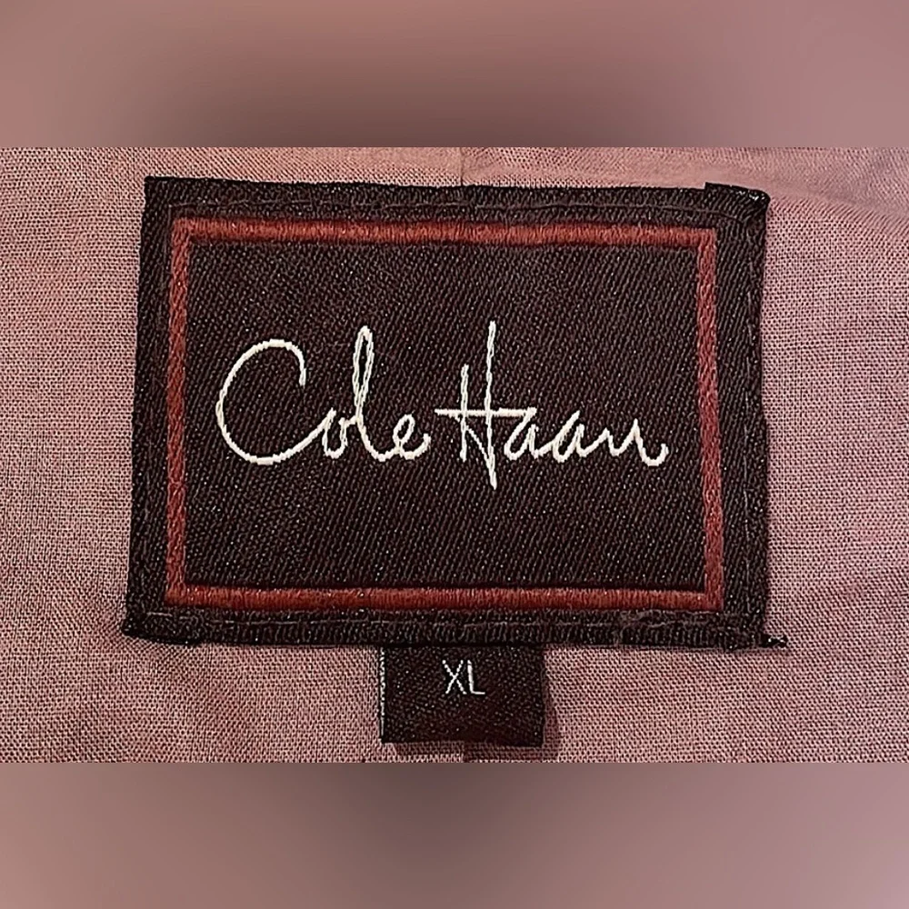 Cole Haan Mens Leather-Lambskin Jacket. Never Worn NWOT. Size XL.  Super Soft.